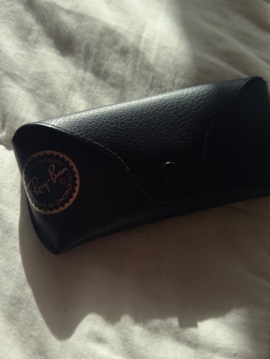 Ray-Ban Gold Frame Brown Lens Oval Sunglasses main image 4
